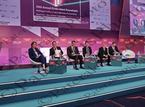 06 LETTA ΣΚΥΛΑΚΑΚΗΣ ΠΑΠΑΘΑΝΑΣΗΣ ΓΕΩΡΓΙΑΔΗΣ ΘΕΜΙΣΤΟΚΛΕΟΥΣ ΧΑΤΖΗΔΑΚΗΣ ΠΙΕΡΡΑΚΑΚΗΣ ΘΕΟΧΑΡΗΣ 29th ANNUAL ECONOMIST GOVERNMENT ROUNDTABLE LAGONISSI RESORT Γ ΜΕΡΑ 03-07-2025