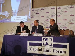 03 ΠΛΑΚΙΩΤΑΚΗΣ ΚΟΥΜΟΥΤΣΑΚΟΣ LIM GRIMALDI ΒΩΚΟΣ ΤΡΑΥΛΟΥ ΤΣΑΚΟΣ 13th ANNUAL CAPITAL LINK GREEK SHIPPING FORUM DIVANI CARAVEL 09-02-2023