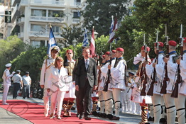 10 RINKEVICS ΠΡΟΕΔΡΟΣ ΛΕΤΤΟΝΙΑΣ ΣΑΚΕΛΛΑΡΟΠΟΥΛΟΥ ΓΕΡΑΠΕΤΡΙΤΗΣ ΥΠΟΔΟΧΗ ΚΑΤΙΔΙΑΝ ΠΑΡΑΣΗΜΟΦΟΡΗΣΗ ΠΡΟΕΔΡΙΚΟ 03-07-2024