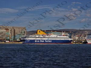 12 BLUE STAR CHIOS ΝΗΣΟΣ ΣΑΜΟΣ NISSOS SAMOS HELLENIC SEAWAYS ΛΙΜΑΝΙ ΠΕΙΡΑΙΑ 14-02-2024