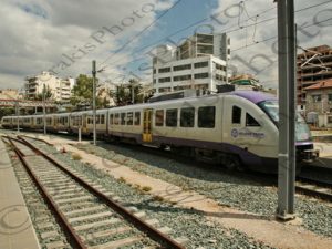 12 DESIRO CLASS 460 SIEMENS ΕΙΣΟΔΟΣ ΣΤΑΘΜΟΣ ΛΑΡΙΣΗΣ ΑΘΗΝΑ 07-04-2023