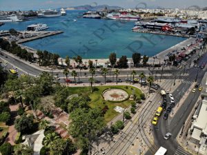 21 ΠΛΑΤΕΙΑ ΩΡΟΛΟΓΙΟΥ ΤΙΤΑΝΕΙΟΣ ΚΗΠΟΣ ΑΚΤΗ ΜΙΑΟΥΛΗ ΛΙΜΑΝΙ ΠΑΝΟΡΑΜΙΚΗ ΠΕΙΡΑΙΑΣ DRONE 25-05-2023