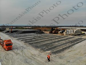 24 ΕΡΓΟΤΑΞΙΟ ΔΕΣΦΑ ΑΒΑΞ AVAX PIPE YARD ΚΑΤΑΣΚΕΥΗΣ ΑΓΩΓΟΥ ΦΥΣΙΚΟΥ ΑΕΡΙΟΥ 5ο ΧΙΛ ΒΕΡΟΙΑΣ ΝΑΟΥΣΑΣ DRONE 23-02-2023