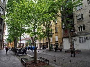 25 DURI JAKSICU STATUE TOMI ZDRAVKOVICU STATUE ΔΡΟΜΟΣ ΚΤΗΡΙΑ SKADARSKA BELGRADE ΣΕΡΒΙΑ 25-04-2024