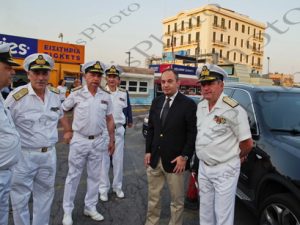 01 ΠΛΑΚΙΩΤΑΚΗΣ ΕΠΙΣΚΕΨΗ ΛΙΜΑΝΙ ΠΕΙΡΑΙΑΣ 01-08-2019