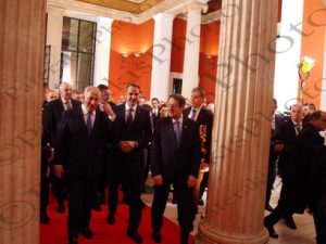 05 NETANYAHU ΠΡΩΘΥΠΟΥΡΓΟΣ ΙΣΡΑΗΛ ΑΝΑΣΤΑΣΙΑΔΗΣ ΠΡΟΕΔΡΟΣ ΚΥΠΡΟΥ ΜΗΤΣΟΤΑΚΗΣ ΤΡΙΜΕΡΗΣ ΣΥΝΑΝΤΗΣΗ ΖΑΠΠΕΙΟ 02-01-2020