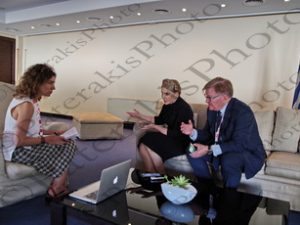 06 TYMOSHENKO ΠΡΩΗΝ ΠΡΟΕΔΡΟΣ ΟΥΚΡΑΝΙΑ ΣΥΝΕΝΤΕΥΞΗ LAGONISSI RESORT 05-07-2022