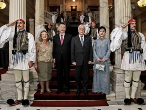 08 XI JINPING ΠΡΟΕΔΡΟΣ ΚΙΝΑΣ ΠΑΥΛΟΠΟΥΛΟΣ ΜΗΤΣΟΤΑΚΗΣ ΤΣΙΠΡΑΣ ΕΠΙΣΗΜΟ ΔΕΙΠΝΟ ΠΡΟΕΔΡΙΚΟ 11-11-2019