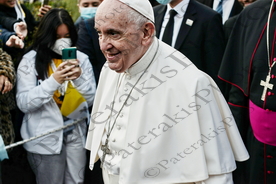 09 POPE FRANCIS ΔΗΜΟΤΙΚΟ ΣΧΟΛΕΙΟ ΑΓ ΔΙΟΝΥΣΙΟΣ ΕΛΛΗΝΟΓΑΛΛΙΚΗΣ ΣΧΟΛΗΣ ΟΥΡΣΟΥΛΙΙΝΩΝ ΜΑΡΟΥΣΙ 06-12-2021