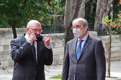 14 HERZOG ΠΡΟΕΔΡΟΣ ΙΣΡΑΗΛ ΣΑΚΕΛΛΑΡΟΠΟΥΛΟΥ ΧΑΤΖΗΔΑΚΗΣ ΦΡΑΓΚΙΑΔΑΚΗΣ ΕΠΙΣΗΜΗ ΕΠΙΣΚΕΨΗ ΥΠΟΔΟΧΗ ΣΥΝΟΜΙΛΙΕΣ ΠΡΟΕΔΡΙΚΟ 24-02-2022