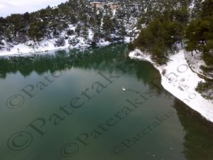 02 ΧΙΟΝΙΣΜΕΝΗ ΛΙΜΝΗ ΜΠΕΛΕΤΣΙ ΙΠΠΟΚΡΑΤΕΙΟΣ ΠΟΛΙΤΕΙΑ DRONE 01-01-2017