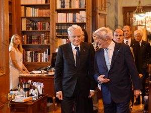 06 MATTARELLA ΠΡΟΕΔΡΟΣ ΙΤΑΛΙΑΣ ΠΑΥΛΟΠΟΥΛΟΣ ΠΡΟΕΔΡΙΚΟ 06-09-2017