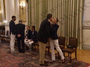 07 ΠΑΥΛΟΠΟΥΛΟΣ ΥΠΟΔΟΧΗ ΟΛΥΜΠΙΟΝΙΚΩΝ ΡΙΟΥ ΕΟΑ ΠΡΟΕΔΡΙΚΟ ΜΕΓΑΡΟ 07-09-2016