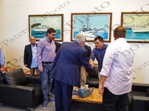 09 ΚΟΥΒΕΛΗΣ ΣΑΝΤΟΡΙΝΙΟΣ ΣΥΝΑΝΤΗΣΗ ΜΕ ΝΑΥΤΙΛΙΑΚΟΥΣ ΣΥΝΤΑΚΤΕΣ ΥΕΝ 26-09-2018