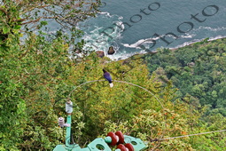 0605 ΓΑΛΑΖΟΠΡΑΣΙΝΗ ΚΙΣΣΑ CYANOCORAX CRISTATELLUS  SUGAR LOAF PAO DE ACUCAR RIO DE JANEIRO ΒΡΑΖΙΛΙΑ 06-08-2025