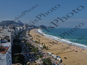 0708 ΠΑΝΟΡΑΜΙΚΗ ΘΕΑ ΠΑΡΑΛΙΑ COPACABANA RIO DE JANEIRO ΒΡΑΖΙΛΙΑ 07-08-2025
